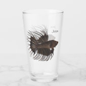 Betta Fish Glass Glas (Rückseite)