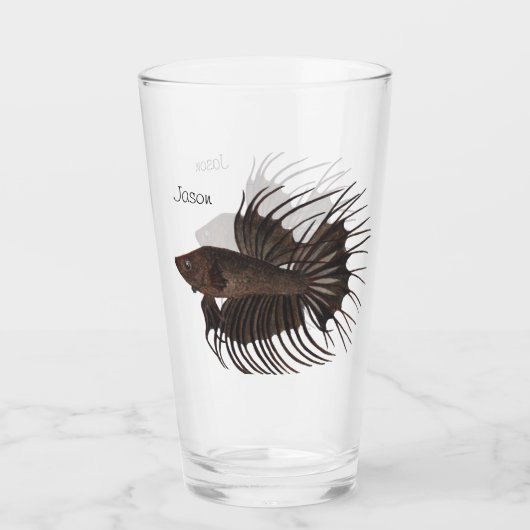 Betta Fish Glass Glas (Vorderseite)