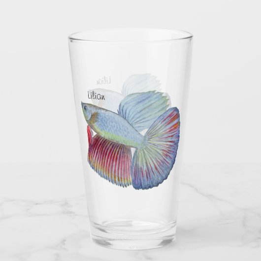 Betta Fish Glass Glas (Vorderseite)