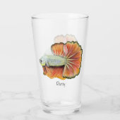 Betta Fish Glass Glas (Rückseite)