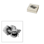 Betta Fish Gummistempel (Stempel)