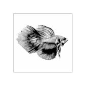 Betta Fish Gummistempel (Prägung)