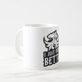 Betta Fish I just Fee Betta Fish Lover Aquarium Kaffeetasse (Vorderseite Links)