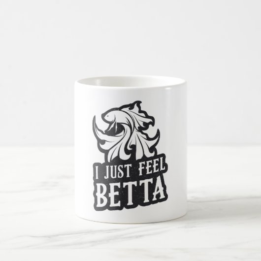 Betta Fish I just Fee Betta Fish Lover Aquarium Kaffeetasse (Mittel)