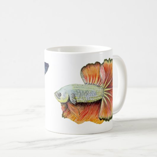 Betta Fish Kaffeetasse (VorderseiteRechts)