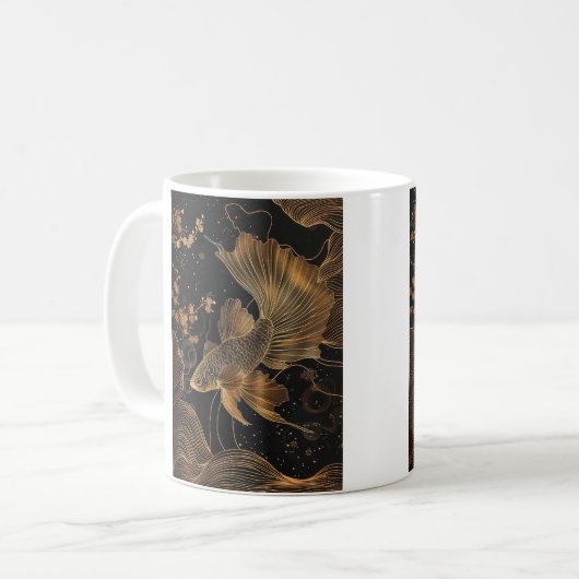 Betta Fish Kaffeetasse (Vorderseite Links)