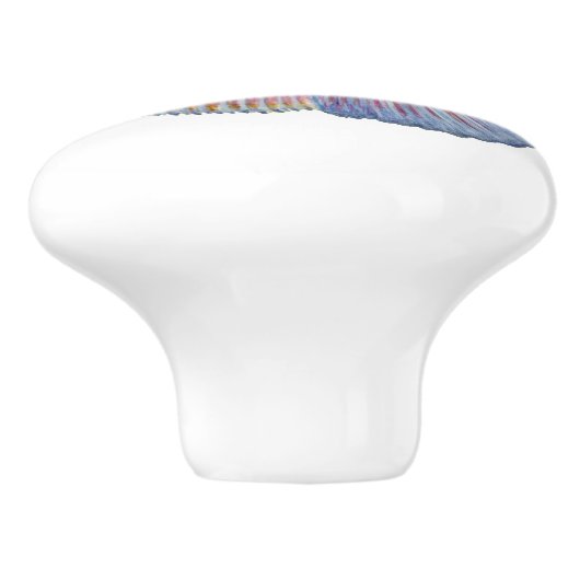 Betta Fish Keramik Knob Keramikknauf (Seitenansicht)