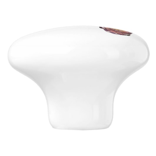 Betta Fish Keramik Knob Keramikknauf (Seitenansicht)