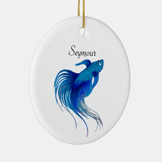 Betta Fish Keramik Ornament (Rechts)