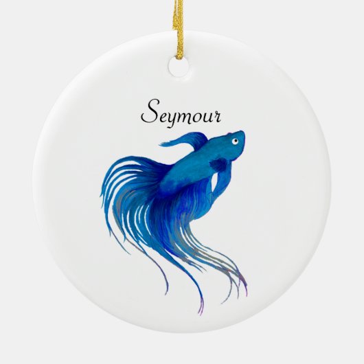 Betta Fish Keramik Ornament (Hinten)