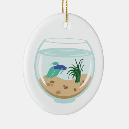 Betta Fish Keramik Ornament (Rechts)