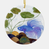 Betta Fish Keramik Ornament (Vorne)