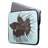 Betta Fish Laptop Sleeve (Vorderseite Links)