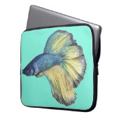 Betta Fish Laptopschutzhülle (Vorderseite Links)