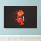 Betta Fish Leinwanddruck (Insitu (Holzboden))