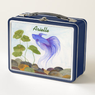 Betta Fish Metall Lunch Box