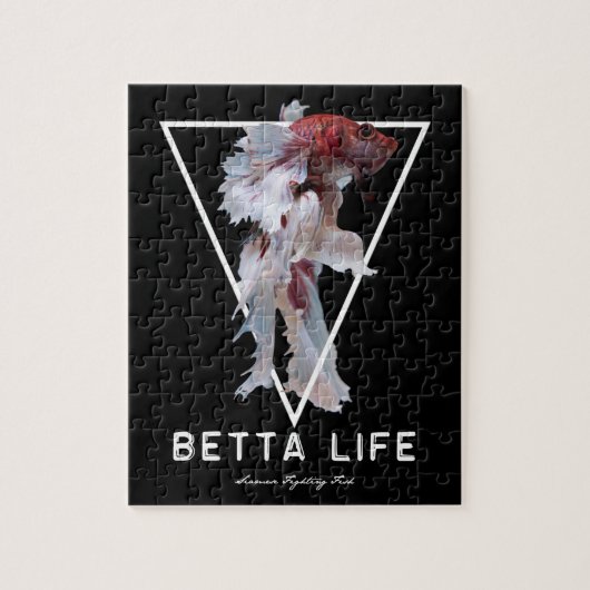 Betta Fish Modern Design Puzzle (Vertikal)