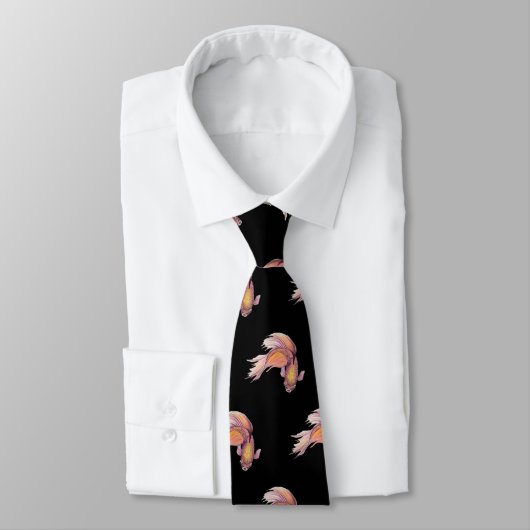 Betta Fish Neck Tie Krawatte (Gebunden)