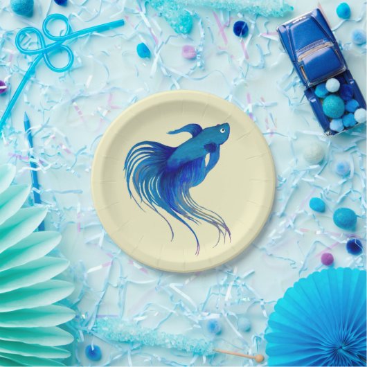Betta Fish Pappteller (Party)