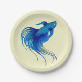 Betta Fish Pappteller (Vorderseite)