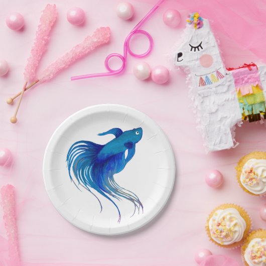 Betta Fish Pappteller (Party)