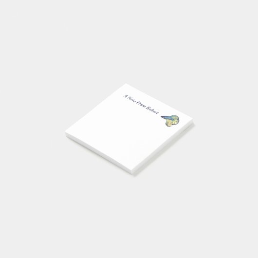 Betta Fish Post-it Klebezettel (angewinkelt)