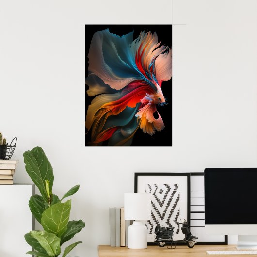 Betta Fish Poster (Heimbüro)