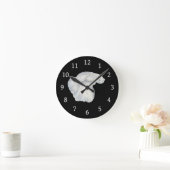 Betta Fish Round Clock Runde Wanduhr (Zuhause)