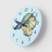 Betta Fish Runde Wanduhr (Winkel)