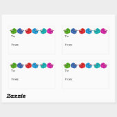 Betta Fish Santas Sticker (Blatt)