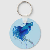 Betta Fish Schlüsselanhänger (Rückseite)