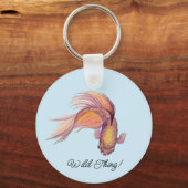 Betta Fish Schlüsselanhänger (Rückseite)