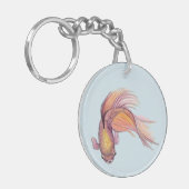 Betta Fish Schlüsselanhänger (Vorderseite links)