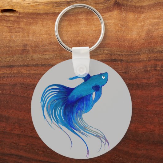 Betta Fish Schlüsselanhänger (Vorderseite)