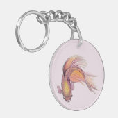 Betta Fish Schlüsselanhänger (Vorderseite links)