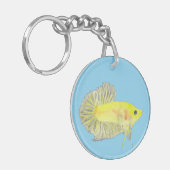 Betta Fish Schlüsselanhänger (Vorderseite links)