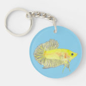 Betta Fish Schlüsselanhänger (Vorderseite)