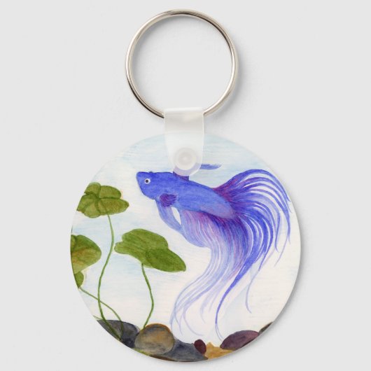 Betta Fish Schlüsselanhänger (Vorderseite)