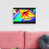 Betta Fish Slash art Leinwanddruck (Insitu (Wohnzimmer))