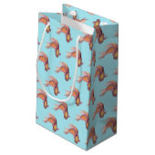 Betta Fish Small Gift Bag Kleine Geschenktüte (Rückseite Schrägansicht)