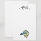 Betta Fish Stationery Briefpapier (Vorne/Hinten)