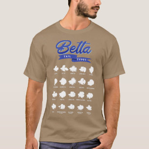 Betta Fish tail types 1 T-Shirt
