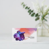 Betta Fish Visitenkarte (Stehend Vorderseite)