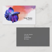 Betta Fish Visitenkarte (Vorne/Hinten)