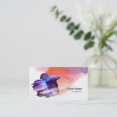 Betta Fish Visitenkarte (Stehend Vorderseite)