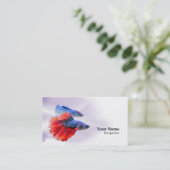 Betta Fish Visitenkarte (Stehend Vorderseite)