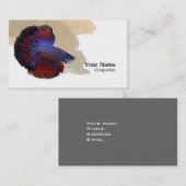 Betta Fish Visitenkarte (Vorne/Hinten)