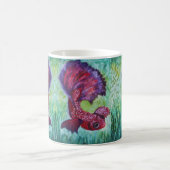 Betta fish watercolor contemporany art kaffeetasse (Mittel)