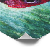 Betta fish watercolor contemporany art poster (Ecke)