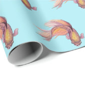 Betta Fish Wrapping Paper Geschenkpapier (Rolleneckpunkt)